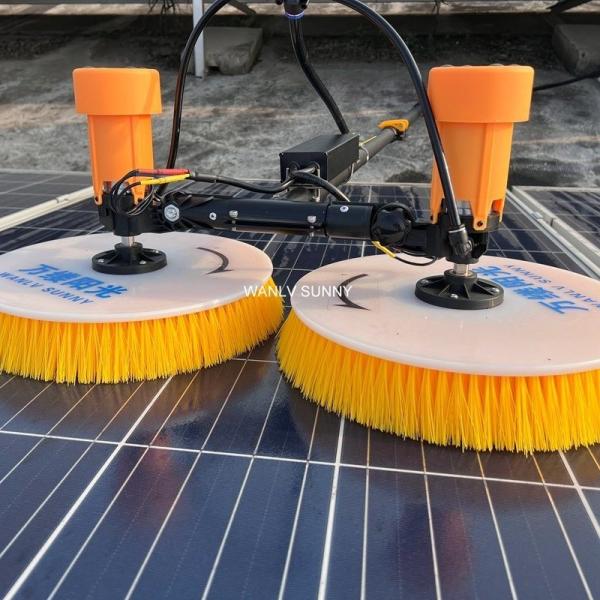 Buy Customized Request Telephonic Solar Cleaning Brush for Solar Panel Cleaning Equipment at wholesale prices