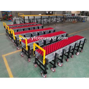 Expandable Flexible Gravity Wheel Conveyor Machine