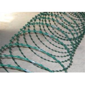 Quality Cbt 65 Protection Coil 700mm Galvanized Razor Barbed Wire for sale