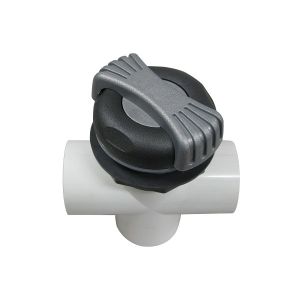 ABS , PVC Hot Tub Diverter Valve With 2 Port And 5 Scallop , Spa Diverter Valve