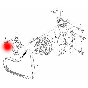 06F903315 6F 903 315 Auto Belt Tensioner For AUDI A3 8P1 2.0 TFSI Quattro