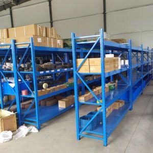 Rust Free Industrial Warehouse Racking Rivetier Boltless Shelving Powder Coating