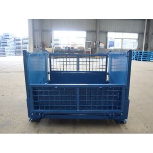 Customized Steel Collapsible Pallet Cage 1000kg - 2000kg Load Bearing