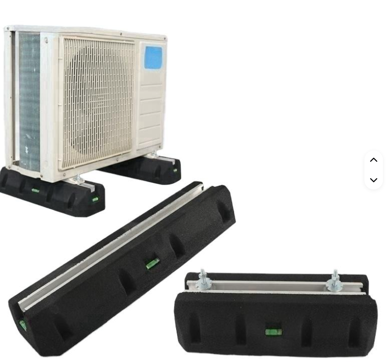 Recycled Rubber Mounting Feet 400x180mm for HVAC Systems