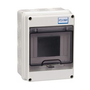 Quality HT 5 Way IP65 Waterproof Outdoor Electrical Enclosure Distribution Plastic Switch Box for sale