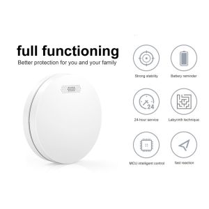 Photoelectric Sensor Smoke Alarm High Sensitivity Smoke Detector With Low
