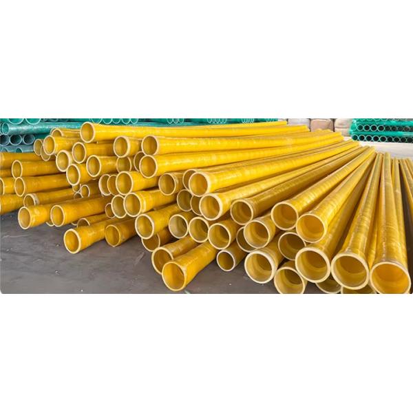 High Pressure Fiberglass Reinforced Plastics Mortar FRP Pipe Round Customized Underground Sand Pipe