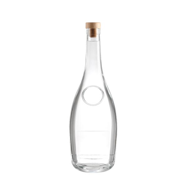 Whiskey Bottle Cork 500ml 750ml 1000ml Made of Super Flint Glass for Customization