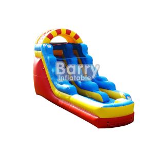 Commercial PVC Outdoor Water Park Slide Inflatable With Customized Logo