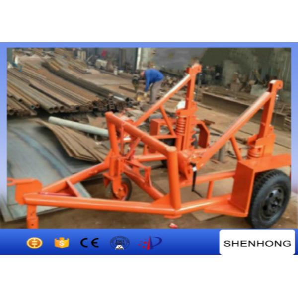 Buy 3 Ton Multifunction Cable Laying Drum Trailer , Cable Reel Trailer at wholesale prices