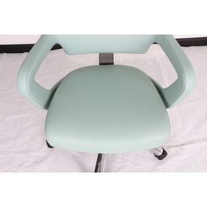 Foam Mid Back Ergonomic Office Chair Executive Swivel Fixed Armrest