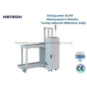 Quality Dual Wheel Driven LED Dispaly Automated Guided Vehicles with Li Battery HS-200AGV for sale