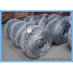 450mm Coil Diameter Galvanized Binding Wire Concertina Razor Barbed Wire