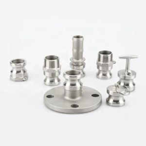 2" Plug x 2" NPT Male Global Type F Camlock Coupling and Groove Hose Fitting for