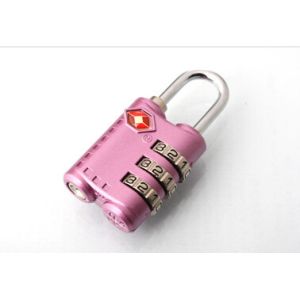 Quality TSA 3-digit travel bag zinc alloy lock for sale