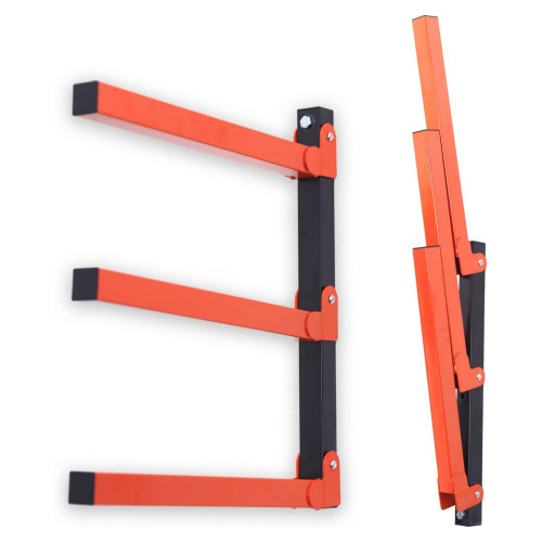 Buy Wall Mount Lumber Storage Metal Rack for Contemporary Design Style Storage Organizer at wholesale prices