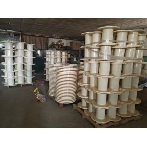 Customized ABS Plastic Wire Spool 300mm Bobbin Drum For Cable Wires