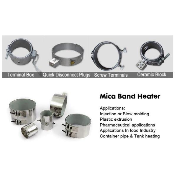 Durable 12V 220V Electric Ceramic Band Heater For Injection Molding Machine