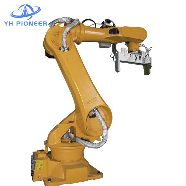 Steel Frame Automatic Palletizing Systems Robotic Palletizer Heavy Duty 180kg