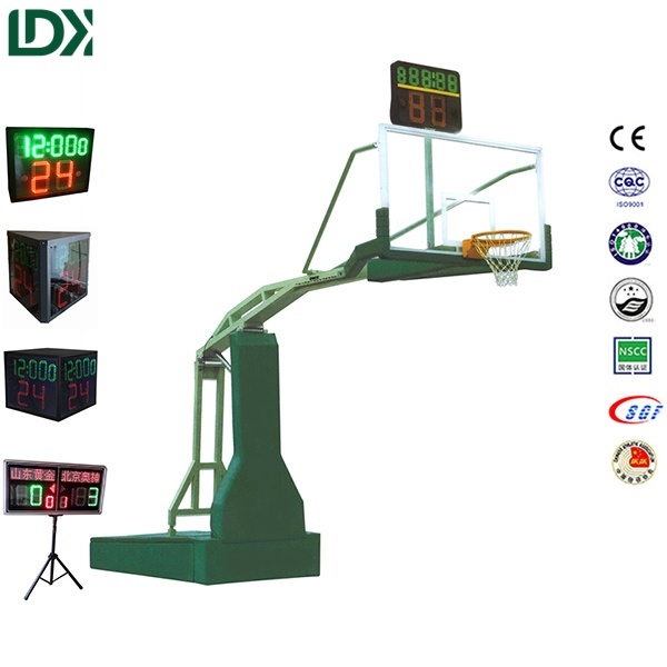 Stadium Training Basketball Stand Portable Electric Hydraulic Basketball Ring System