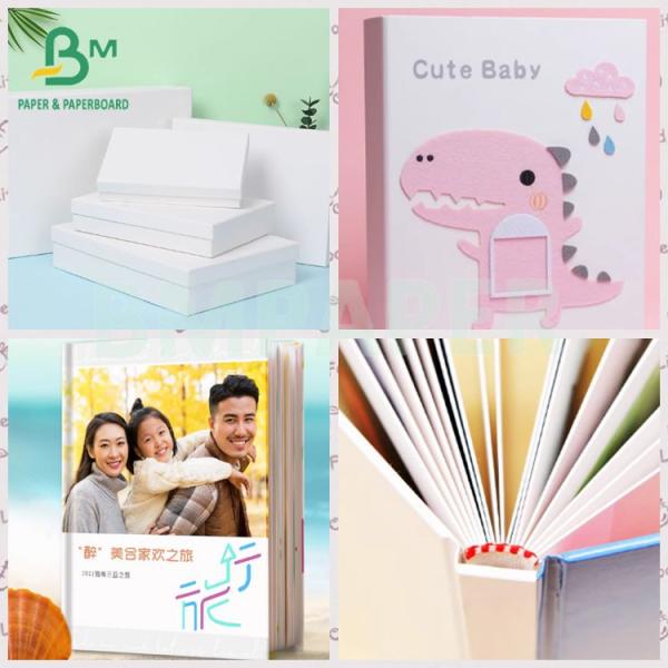 1.5mm Thick Paper Board Double Side White Cardboard For Photo Frame