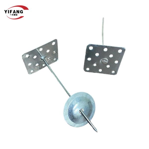 Buy Perforated Base Anti Aging Self Adhesive Insulation Pins Zinc Finish at wholesale prices