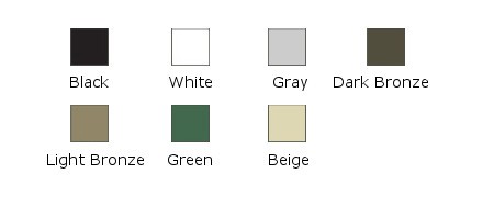 Ornamental Fence Colors