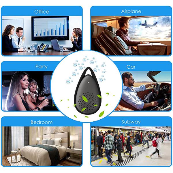 Rechargeable Portable Air Purifier Battery 21 Hours Using Cordless Air Purifier