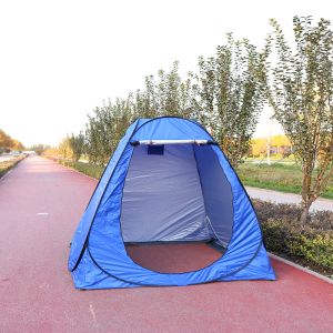 Waterproof Privacy Pop Up Shower Tent , Camping Shower Bathroom Tent