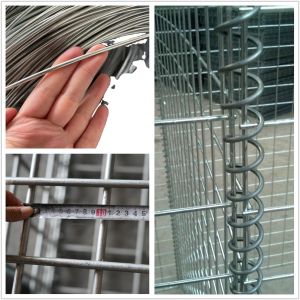 Galvanized / PVC Coated Gabion Cage Durable Gabion Stone Basket