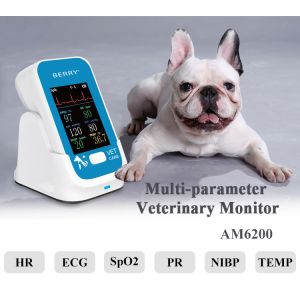 Multi Parameter Veterinary Monitor Animal Physiological Monitor