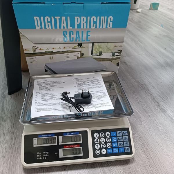 Accurate 40kg price calculation Fruit Weight Electronic counter counting commercial weight scale