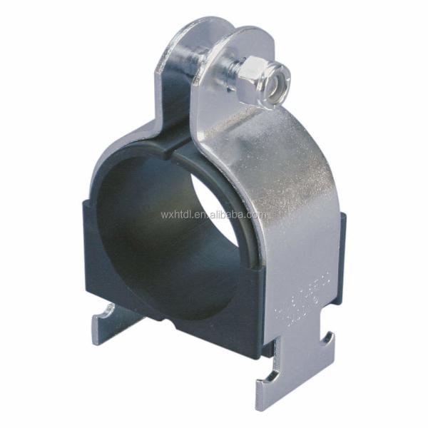 Buy Copper Rubber Lined Pipe Clamps Galvanized Steel Wall Mount at wholesale prices
