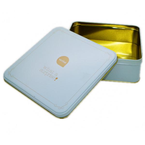 Buy MSDS Rectangular Tin Can Candy Packaging Metal Mint Box at wholesale prices