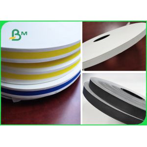 60gr 120gr Purple & Orange Straw Paper Reels Safe Ink Striped Printing