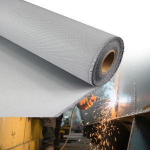 High-Temperature Vemiculite Coated Silica Fiberglass Welding Blanket with 1800C