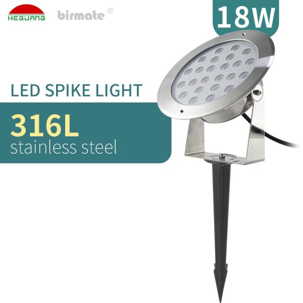 Buy 18W IP68 CREE Monochromatic Led Spike Lamp Waterproof SMD3535 at wholesale prices