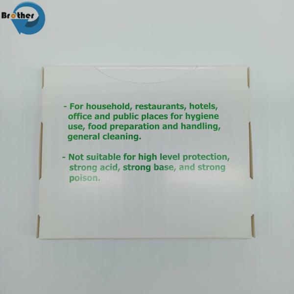 Eco Biodegradable Compostable PBAT Plastic Gloves for Cookie Snack Kitchen Food