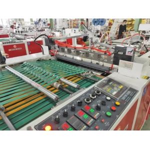 Soft Loop Handle Side Seal Bag Making Machine 100pcs/min