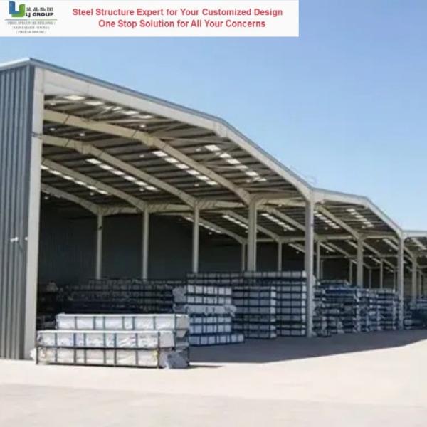 Buy Galvanized Steel Frame Warehouse Q235B Q355B Custom Sizes at wholesale prices