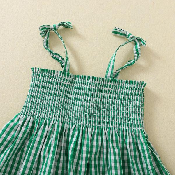 Summer Wholesale Custom Design Spandex Cotton Baby Toddler Slip Dress Baby Girls Dress