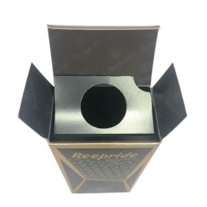 FSC Wine Packing Boxes , Cardboard Wine Packaging Gold Foil Stamping