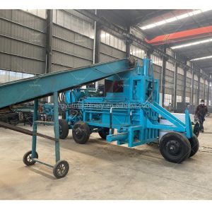 80-120 Bales High Capacity Alfalfa Hay Press Block Machine Leaves Straw Compress