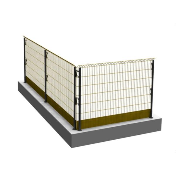 Buy High Security Steel Frame Mesh 50x100mm Edge Protection Fencing at wholesale prices