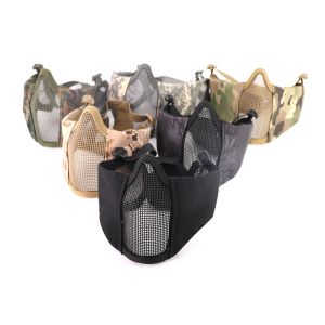 Black PYTHON Camo Tactical Paintball Face Mask