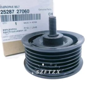 Quality Genuine New Belt Idler Pulley 2528727060 for Hyundai Azera Kia Sportage for sale
