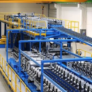 3 Phase 380V PLC Control Polyurethane Sandwich Panel Production Line 0.3mm-0.8mm