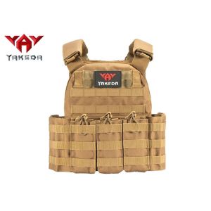 Molle Safety Lightweight Tactical Gear Vest / Military Combat Training Bullet