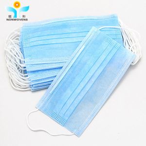 Soft 3 Ply Disposable Face Mask , YIHE 99.9% Bfe PP Non Woven Face Mask