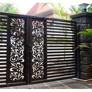 Anodizing Aluminium Profile Gate Sliding Soundproof Double Gate Frame